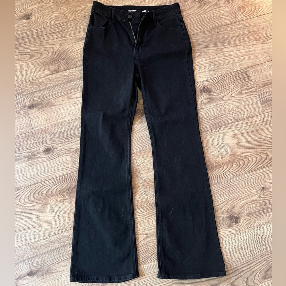 Old Navy Black Flare Women's Jeans